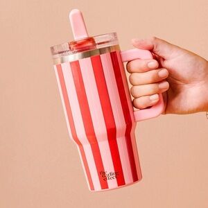 Pink and Red Stripe tumbler